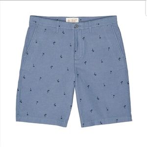 ORIGINAL PENGUIN STRAIGHT FIT PALM PRINT SHORT